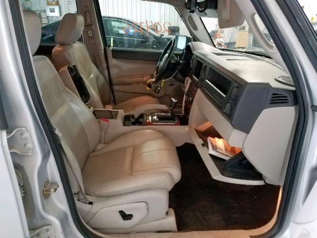 1J8HG58216C363800 - 2006 JEEP COMMANDER ვერცხლისფერი ფოტო 5