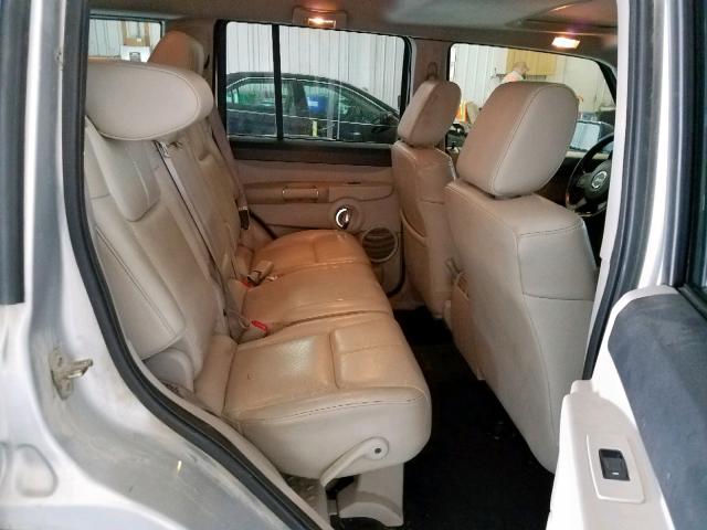 1J8HG58216C363800 - 2006 JEEP COMMANDER ვერცხლისფერი ფოტო 6