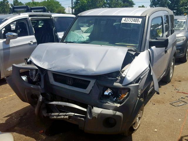 5J6YH28554L005197 - 2004 HONDA ELEMENT EX SILVER photo 2