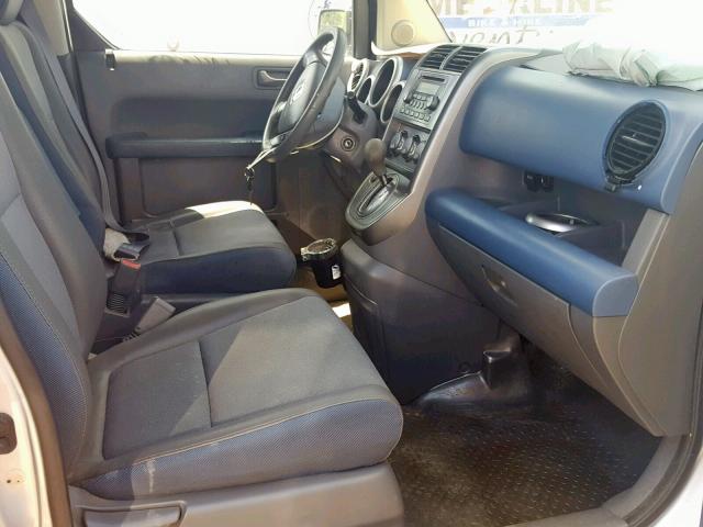 5J6YH28554L005197 - 2004 HONDA ELEMENT EX SILVER photo 5