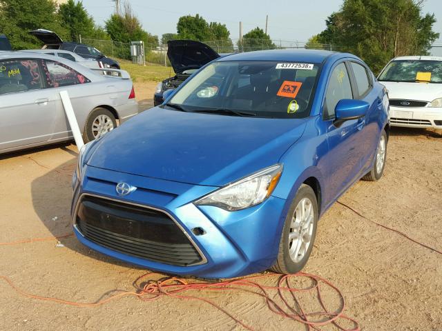 3MYDLBZVXGY133238 - 2016 TOYOTA SCION IA BLUE photo 2