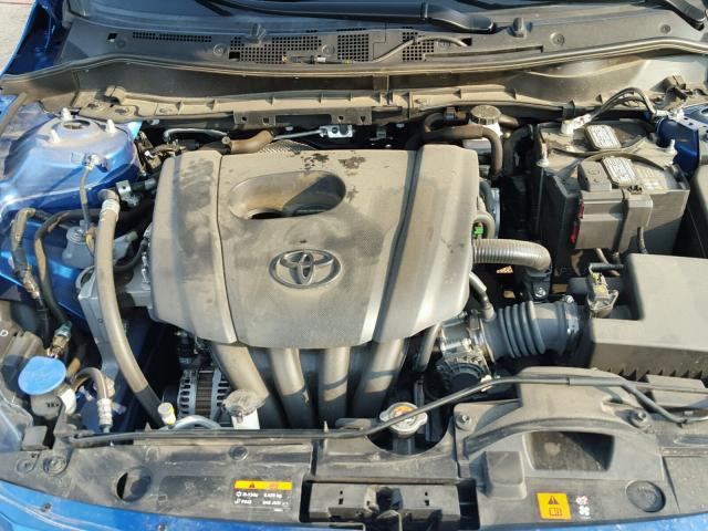 3MYDLBZVXGY133238 - 2016 TOYOTA SCION IA BLUE photo 7