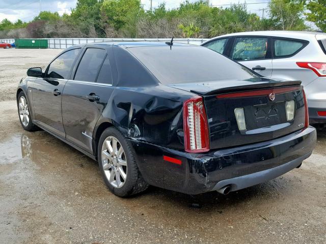 1G6DW677X60178922 - 2006 CADILLAC STS BLACK photo 3