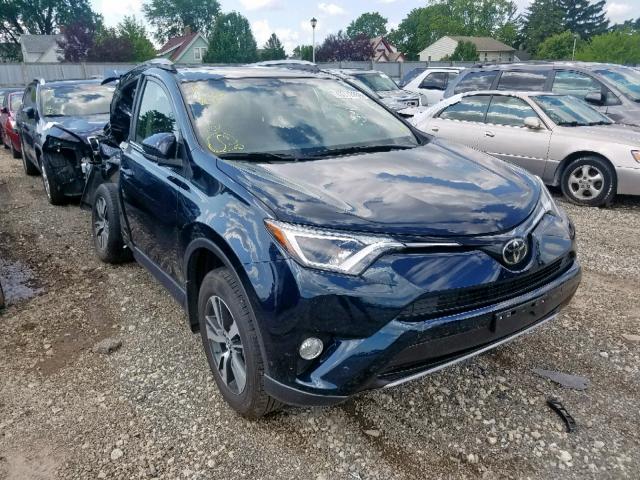 JTMRFREVXJJ224418 - 2018 TOYOTA RAV4 ADVEN BLUE photo 1