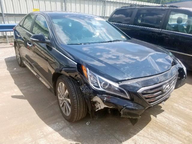 5NPE34AFXGH373017 - 2016 HYUNDAI SONATA SPO BLACK photo 1