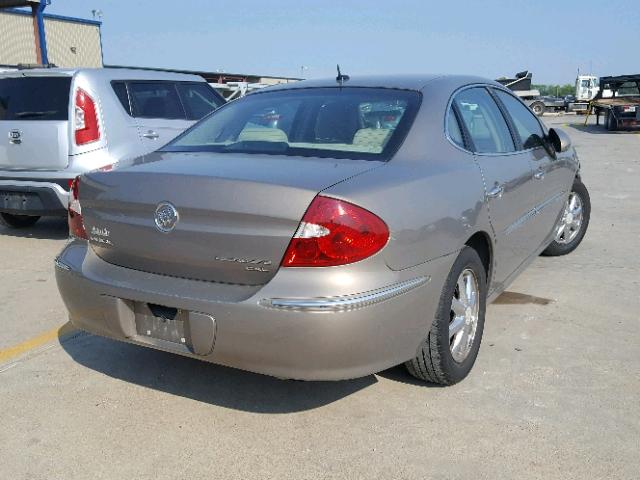 2G4WD582161315397 - 2006 BUICK LACROSSE C BROWN photo 4