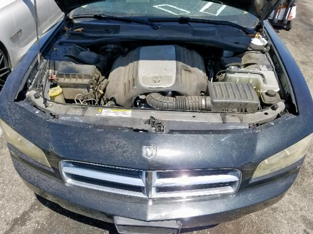 2B3KA53H26H386589 - 2006 DODGE CHARGER R/ BLACK photo 7