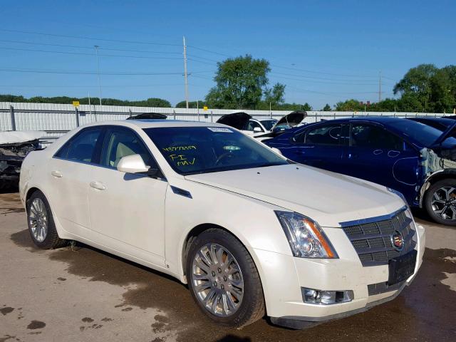 1G6DS57V480179975 - 2008 CADILLAC CTS HI FEA WHITE photo 1