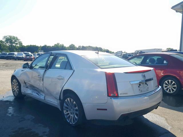 1G6DS57V480179975 - 2008 CADILLAC CTS HI FEA WHITE photo 3