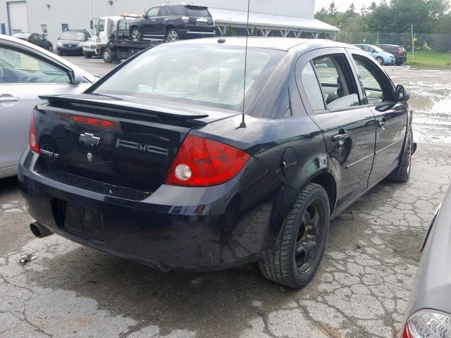 1G1AL58F077181063 - 2007 CHEVROLET COBALT LT BLACK photo 4