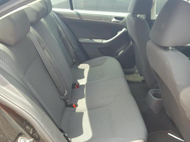 3VW2K7AJ1DM248602 - 2013 VOLKSWAGEN JETTA BASE BLACK photo 6