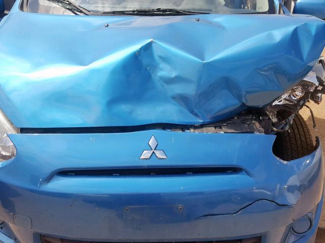 ML32A3HJ8EH005690 - 2014 MITSUBISHI MIRAGE DE BLUE photo 7