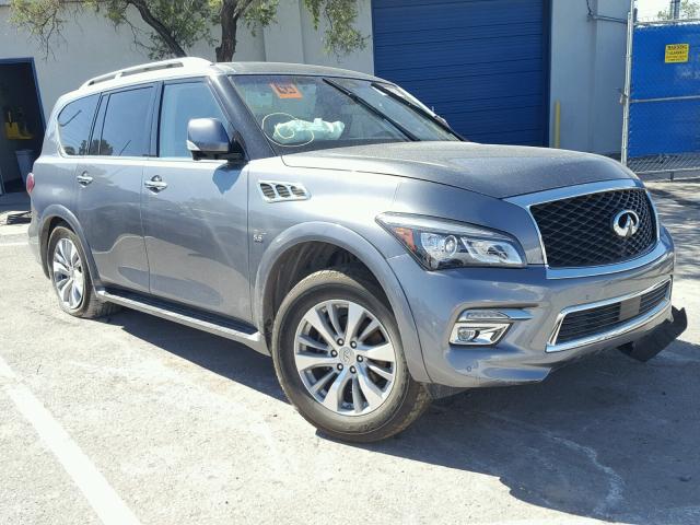 JN8AZ2NE4H9152868 - 2017 INFINITI QX80 BASE GRAY photo 1