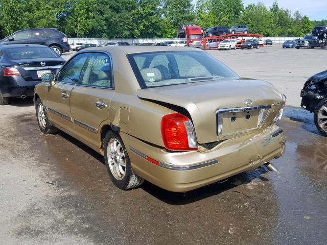 KMHFU45E14A289945 - 2004 HYUNDAI XG 350 GOLD photo 3