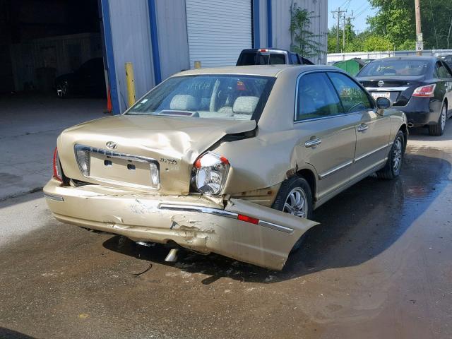 KMHFU45E14A289945 - 2004 HYUNDAI XG 350 GOLD photo 4