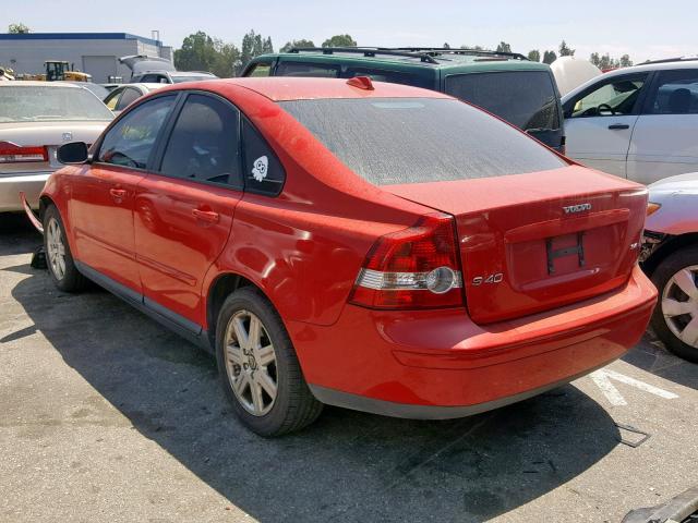 YV1MS390X72305319 - 2007 VOLVO S40 2.4I RED photo 3