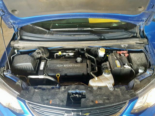 1G1JA5SH3H4161117 - 2017 CHEVROLET SONIC LS BLUE photo 7