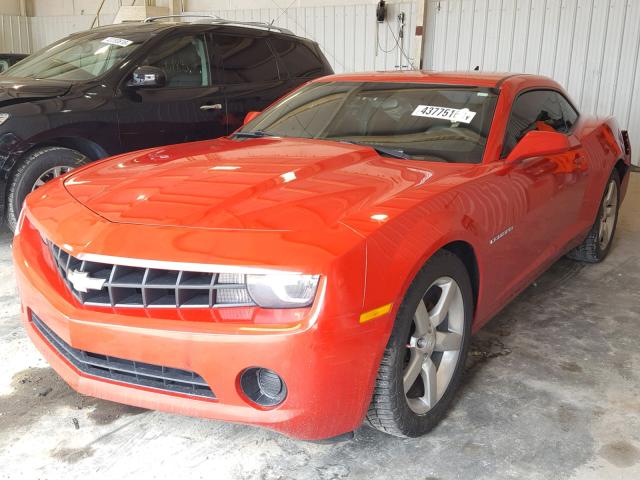 2G1FA1ED0B9145002 - 2011 CHEVROLET CAMARO LS RED photo 2