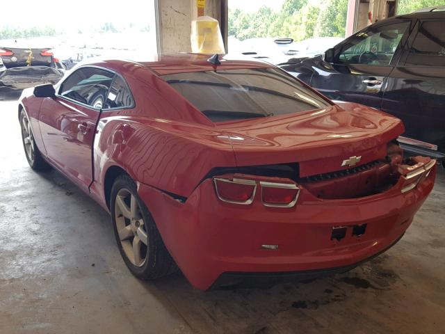 2G1FA1ED0B9145002 - 2011 CHEVROLET CAMARO LS RED photo 3