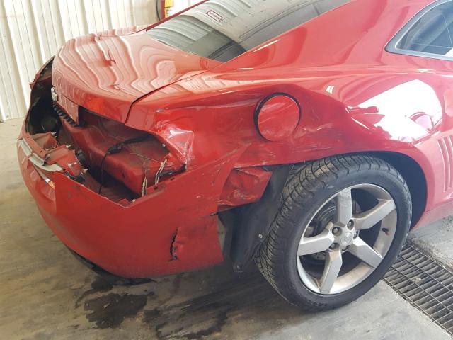 2G1FA1ED0B9145002 - 2011 CHEVROLET CAMARO LS RED photo 9