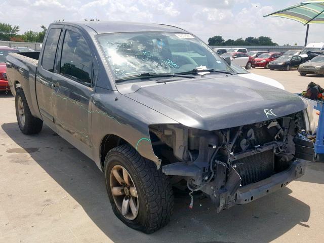 1N6BA0CA3BN324959 - 2011 NISSAN TITAN S GRAY photo 1