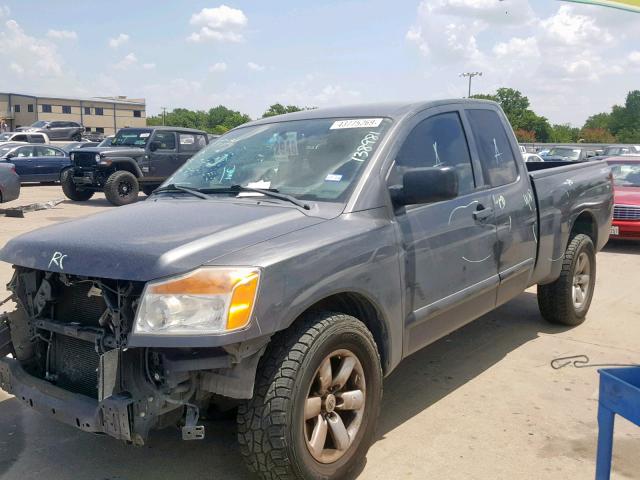 1N6BA0CA3BN324959 - 2011 NISSAN TITAN S GRAY photo 2