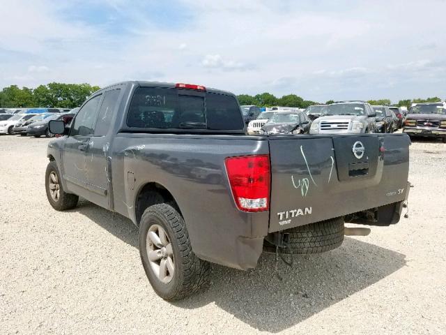 1N6BA0CA3BN324959 - 2011 NISSAN TITAN S GRAY photo 3