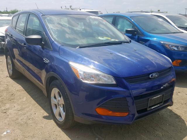 1FMCU0F71GUC87207 - 2016 FORD ESCAPE S BLUE photo 1