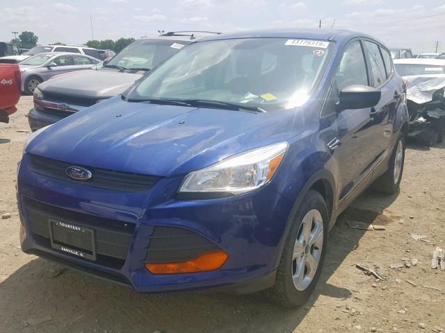 1FMCU0F71GUC87207 - 2016 FORD ESCAPE S BLUE photo 2