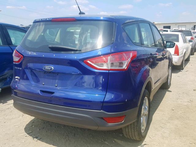 1FMCU0F71GUC87207 - 2016 FORD ESCAPE S BLUE photo 4