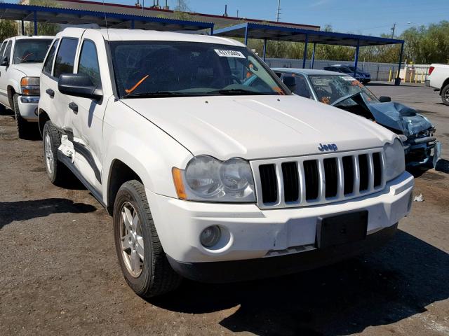 1J4HR48N75C578192 - 2005 JEEP GRAND CHER WHITE photo 1