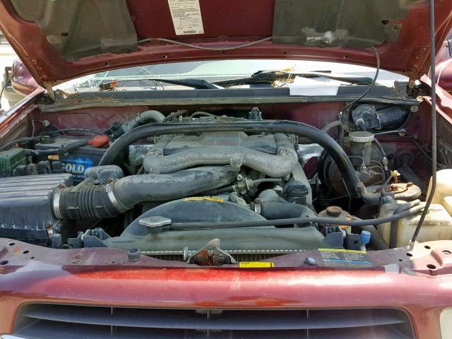 2CNBJ634136905152 - 2003 CHEVROLET TRACKER LT RED photo 7