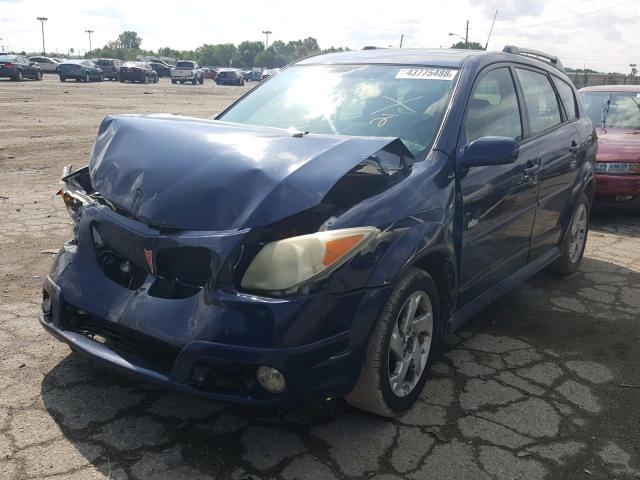 5Y2SM67806Z400530 - 2006 PONTIAC VIBE BLUE photo 2