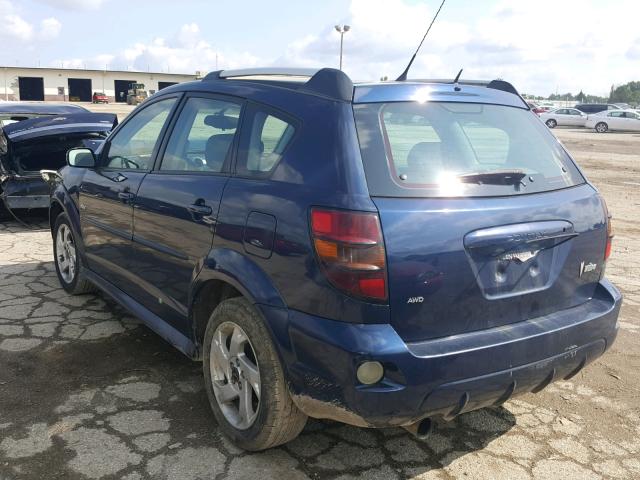 5Y2SM67806Z400530 - 2006 PONTIAC VIBE BLUE photo 3