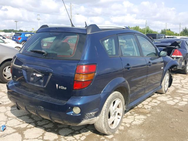 5Y2SM67806Z400530 - 2006 PONTIAC VIBE BLUE photo 4