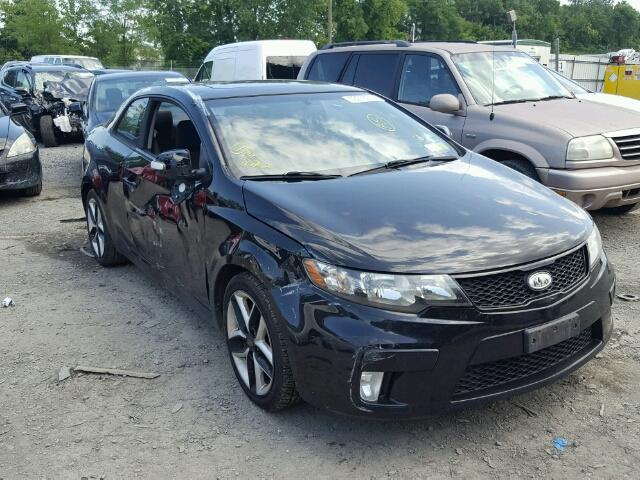 KNAFW6A34A5178287 - 2010 KIA FORTE SX BLACK photo 1