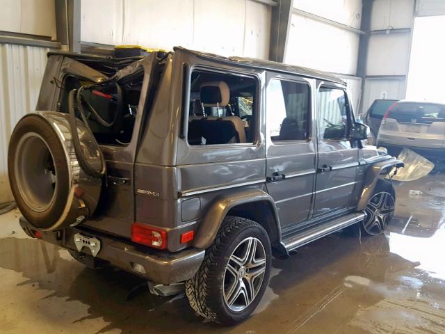 WDCYC7DF7EX215336 - 2014 MERCEDES-BENZ G 63 AMG CHARCOAL photo 4