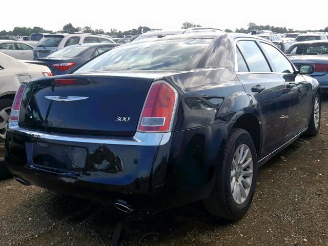 2C3CCAAG5DH595357 - 2013 CHRYSLER 300 BLACK photo 4