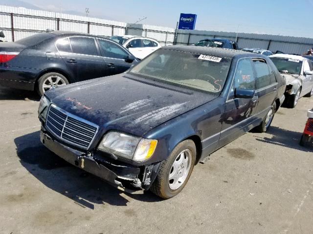 WDBGA43G5WA399744 - 1998 MERCEDES-BENZ S 420 BLACK photo 2