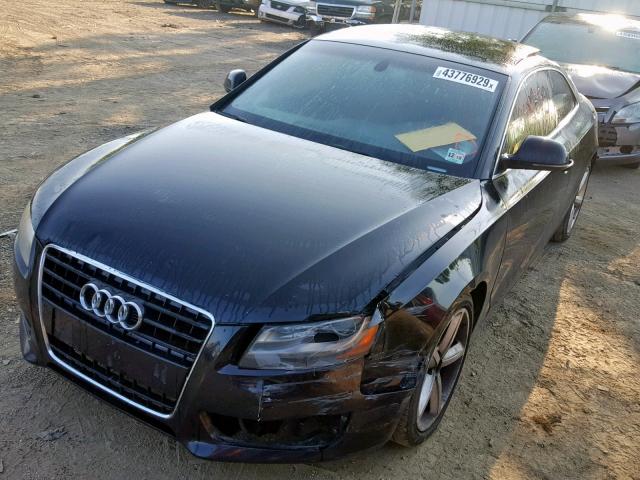 WAUDK78T99A016494 - 2009 AUDI A5 QUATTRO BLACK photo 2