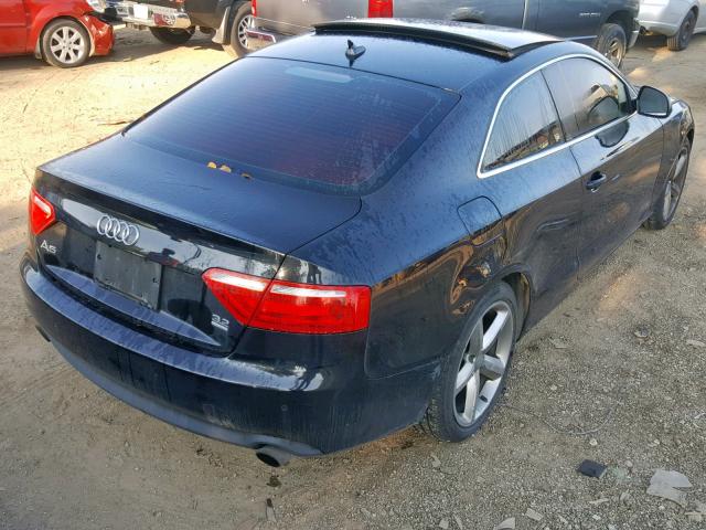 WAUDK78T99A016494 - 2009 AUDI A5 QUATTRO BLACK photo 4