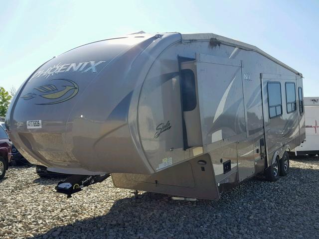 5ZT3SPTB2GF491710 - 2016 WILDWOOD 5TH WHEEL TAN photo 2