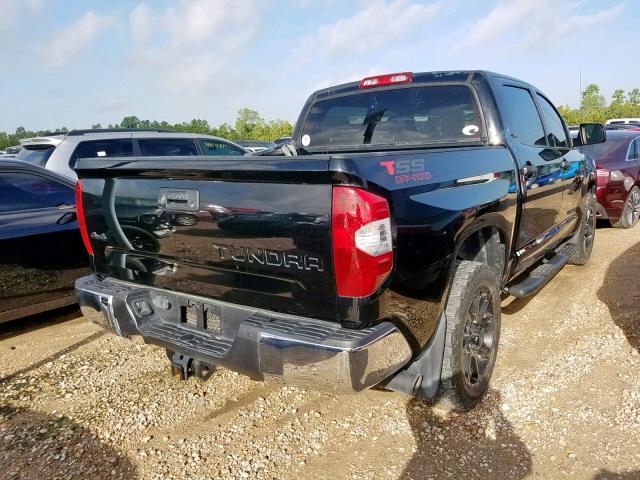 5TFDY5F11JX700951 - 2018 TOYOTA TUNDRA CRE BLACK photo 4