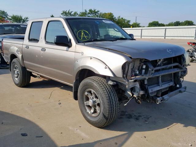 1N6ED27T24C468142 - 2004 NISSAN FRONTIER C GRAY photo 1