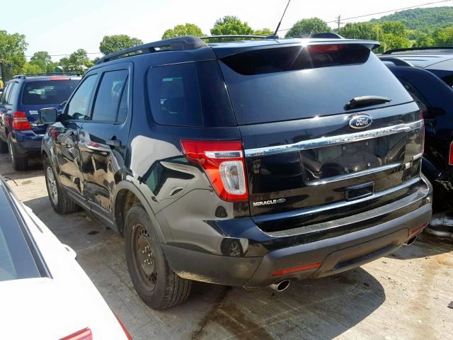 1FM5K7B96DGB79397 - 2013 FORD EXPLORER BLACK photo 3