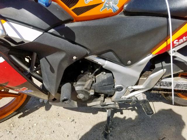 MLHMC4109D5301502 - 2013 HONDA CBR250 R ORANGE photo 7