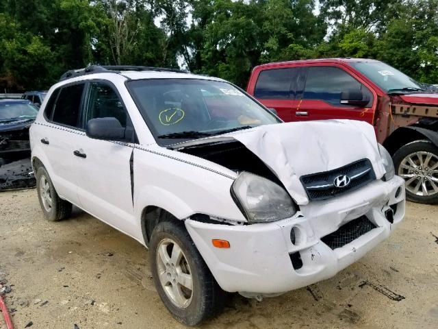 KM8JM12B46U380888 - 2006 HYUNDAI TUCSON GL WHITE photo 1