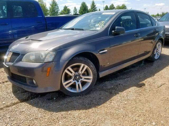 6G2ER57708L133208 - 2008 PONTIAC G8 GRAY photo 2