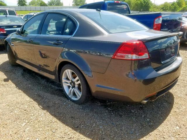 6G2ER57708L133208 - 2008 PONTIAC G8 GRAY photo 3