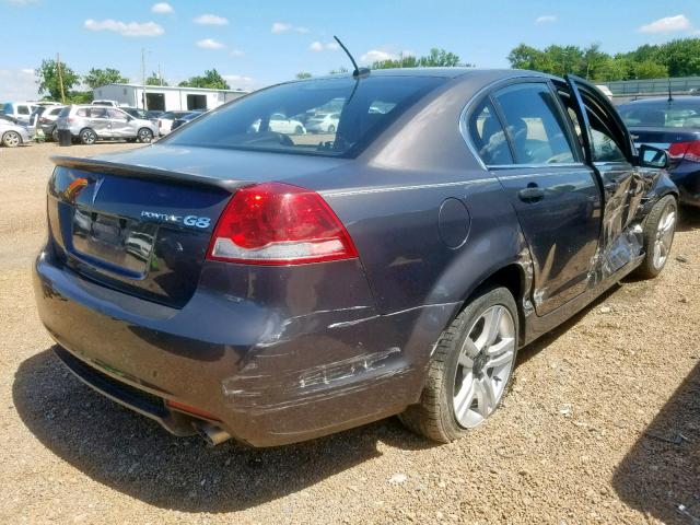 6G2ER57708L133208 - 2008 PONTIAC G8 GRAY photo 4